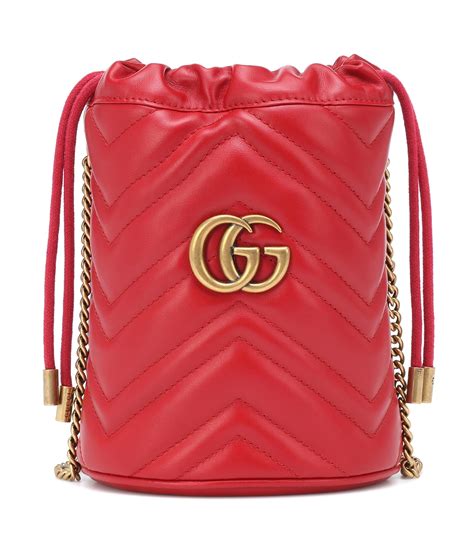 gucci bag bucket|Gucci marmont bucket bag.